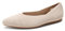 DREAM PAIRS Damen Ballerinas Flache Schuhe mit spitzem Zehenbereich für Damen,Size 37,Nackt,DWUMFA2505
