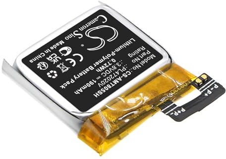 CS - Batería de repuesto para Apple Watch Series S7 45 mm A2552 300 mAh / 1,16 Wh Smartwatch