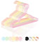 ROW&LINE® – Kinder Kleiderbügel (30 cm) – 20 Stück (Mädchen Set) – platzsparende Babykleiderbügel – belastbar mit Schwerer Kleidung – Babybügel für Ordnung & einheitliche Optik im Kleiderschrank