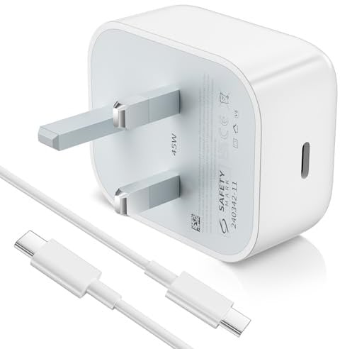 45W USB C Fast Charger for Google Pixel 9a 9 Pro Fold 8 8a 8Pro 7 7a Type C Super Fast Wall Charger Block for iPhone 16 15 Galaxy S25 S24 Travel Power Adapter USB C Phone Charger 3.3ft Charging Cable