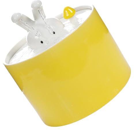 HEMOTON 1pièce Fontaine À Eau pour Animaux Céramique Distributeur Eau pour Chats Et Chiens Design Créatif avec Capacité Et Surface Lisse Pratique
