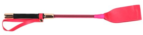 ieron 34 cm ridspö för häst med halkfritt grepp i gel (rosa)