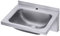 Lavabo de mano de acero inoxidable 18/10, a la pared montaje/ABM.: 40 x 31 x 19 cm | ERK