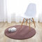 Fouriding Einfarbig Rund Teppich weicher Kurzflor Teppiche fürs Wohnzimmer, Esszimmer, Kinderzimmer, Schlafzimmer und die Küche geeignet Kamel 100cm