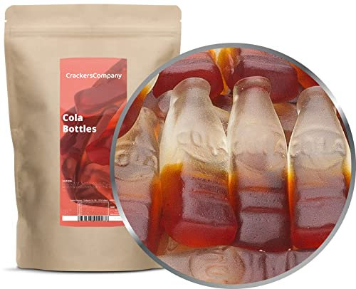 1 x 750g Fruchtgummi Cola Flaschen Fruchtgummi mit Cola-Geschmack glutenfrei laktosefrei