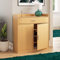 Vida Designs Dalby Modern Shoe Cabinet, 2 Door 1 Drawer, Hallway Cupboard Storage Organiser, Footwear Stand Rack, Wood Sideboard Unit, Oak