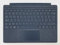 Surface Pro Microsoft Type Cover, Belgian/Belgium AZERTY Layout Backlit Alacantara Keyboard, Cobalt Blue - Compatible with Surface Pro 3/4/2017/5/6/7