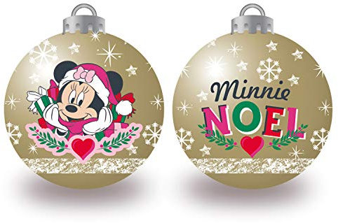 ARDITEX WD14013 Weihnachtskugeln, Durchmesser 6 cm, 10 Stück, RXZER23, Minnie, X-Large