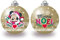 ARDITEX RXZER23, Confezione da 10 palline albero di Natale diametro 6 cm di Disney-Minnie