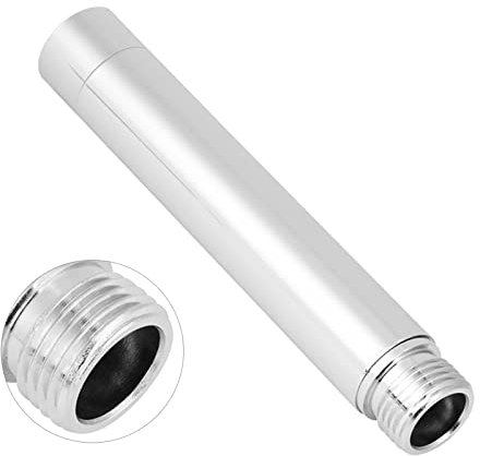 Dusche Verlängerungsrohr, G1/2 duschrohrverlängerung Edelstahl Runde Dusche Rohr mit Verchromung- Handbrause Extender für Badzimmer Badzubehör (4 Zoll, 10 cm)