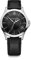 Victorinox Herren Armbanduhr Alliance Ø 40 mm, Swiss Made, Analog Quarz, Wasserdicht bis 100 m, Saphirglas, Leder-Armband, Schwarz