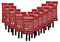 Brandengel Premium Löschdecke DIN EN 1869:2001 Brandschutzdecke 1 x 1 m auch für Fettbrände Fettbrand Küche Feuerlöschdecke Auto 100 x 100 cm 10 Stück