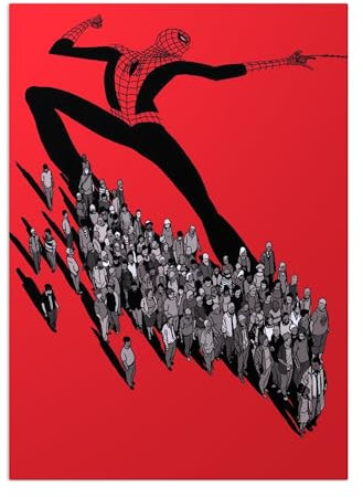Displate Spiderman Metallposter Spiderman Poster Marvel Spiderman Deko Marvel Poster Spiderman Game Poster Marvel - Spider Man Geek - Spider-Man Poster 32x45cm
