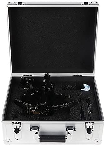 Sextanten-Navigationstool, Fydun Meeressextant Messwinkel Navigieren Schiffsinstrument Schwarz Seemann-Navigationstool