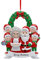 Personalisierte Namens-Weihnachtsverzierungen Familie von 2-8 Name der Familienmitglieder für Weihnachtsbaumschmuck Andenken-Familienverzierung