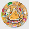 Bric Dodo 50 Stück Capybara Aufkleber Auto Laptop Telefon Gitarre Skateboard Motorrad Fahrrad Wasserschwein Stickers Set Vinyl Wasserdicht Aesthetic Aufkleber für Jugendliche Kinder Erwachsene