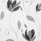 Synergy Floral Black White Luxury Vinyl Wallpaper - Textured Modern Contemporary Glitter Feature Wall