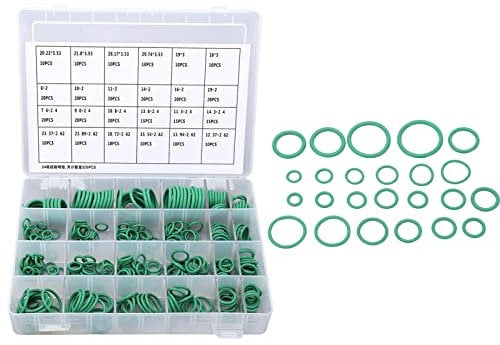 Klimaanlagen-Dichtungsring-Kit 345PCS Universal-Gummi-O-Ring-Sortiment-Kit Staubdichter Klimaanlagen-Dichtungsring für Automobile