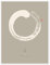 Enso - Japanischer Zenkreis IV Poster von Thoth Adan 30 x 40 cm Wandbilder Wanddeko