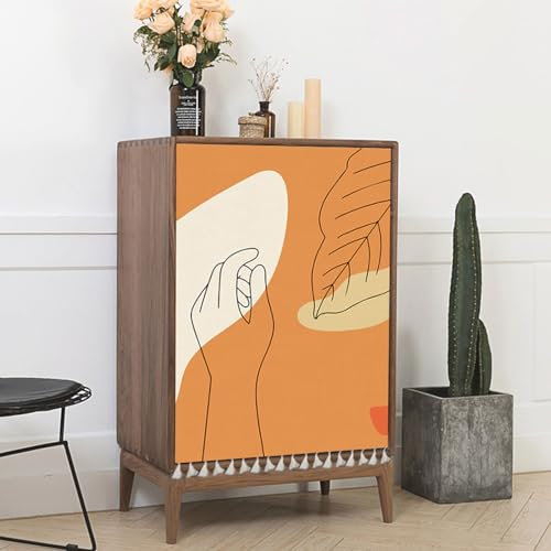 Chaoyilian Schranktür Vorhang,Schrankvorhänge für Küche,Schrank Schatten Vorhang,Kleiderschrank Sichtschutz Vorhang,Sonnenschutz,Sichtschutz,Einfach,für Schuhschränke,Schränke,Bücherregale