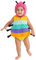 Dress Up America Costume Da Scarabeo Per Neonati - Costume Pagliaccetto Colorato Da Bruco Per Neonati