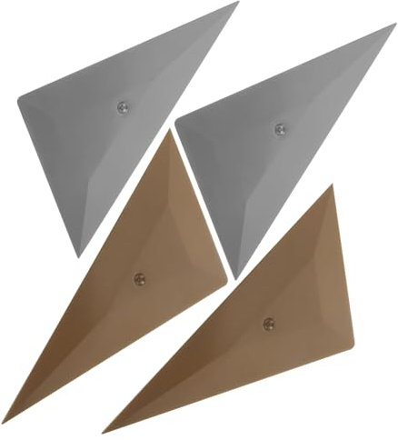 FOYTOKI 4 Stück Auto Rakel Dreiecksschaber Aus Langlebigem Kunststoff Zum Anbringen Von Autofolien Und Fensterfolien Für Autofenstertönung Und Fahrzeugdekoration