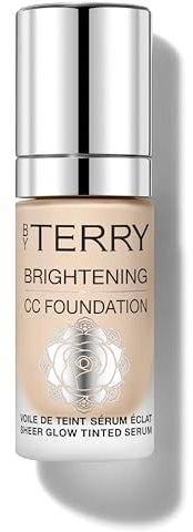 By Terry Brightening CC Foundation, Hydrating Serum Foundation, Ultra-Sheer Finish, Vegan & Cruelty Free, 2N, Light Neutral