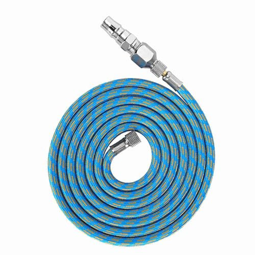 Airbrush Air Hose Kit, Flexible Nylon Spray Gun Air Hose Made of Brass and Iron for Mini Air Compressor for Air Hose Accessories