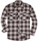 siliteelon Flannel Shirt Checked Shirt for Men Plaid Shirt Cotton Lumberjack Regular Fit Men's Long Sleeve,M Brown