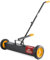 Pyle 61cm Magnetic Sweeper with Wheels, Rolling Paddle Broom Sweeper, Magnetic Sweepers with Adjustable Handle, Strong & Durable Construction, Heavy-Duty Metal Cleaning Pickup for Nails/Needles/Screws