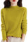 SDERG Pure Cashmere Jumpers Ladies Long Sleeve Ladies Jumpers Size 12 Solid Color Womens Jumpers Size 14 Plus Size Women's Semi High Neck Sweater Warm Loose Ladies Winter Jumpers Today's Deals Yellow