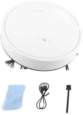 HUONIU 3 in 1 Smart Sweeper, Compact Household Vacuum Cleaner with Mopping Function, Efficient and Versatile for All Floor Types