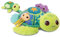 VTech - Juju, Maman Tortue Éveil des Sens, Peluche Bébé Interactive et Sensorielle Fabriquée avec des Matériaux Durables + Smartphone P'tit Genius Magic Light, Téléphone Jouet avec Écran Rétroéclairé