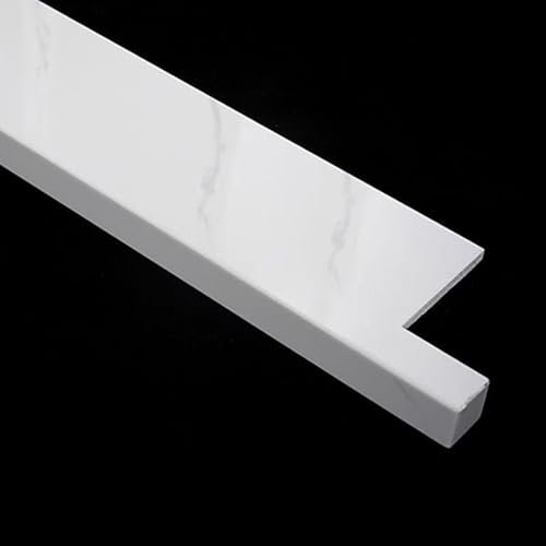 YIYHFKM Fensterbank Innen Kunststoff Marmoroptik/Fensterbank inkl. Seitenabschluss/PVC Fensterbank nach Maß/Fensterbank Innen Kratzfest und feuchtigkeitsundurchlässig（L:60CM-120CM