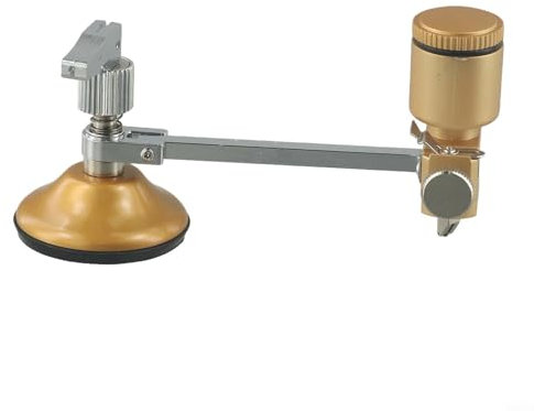 Niceminiwall 1 x runder Glasschneider, runder Griff, Saugnapf-Werkzeug, kreisförmig für Glasschneider mit Saugnapf für präzises Schneiden und Basteln (200 mm)