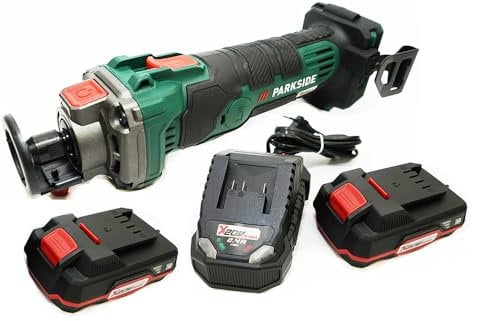 20V Akku Rotationsschneider PRSA 20-Li A1 im Parkside Bundle - Schneider für Gipskarton u. Spanplatten (2x2Ah Akku)