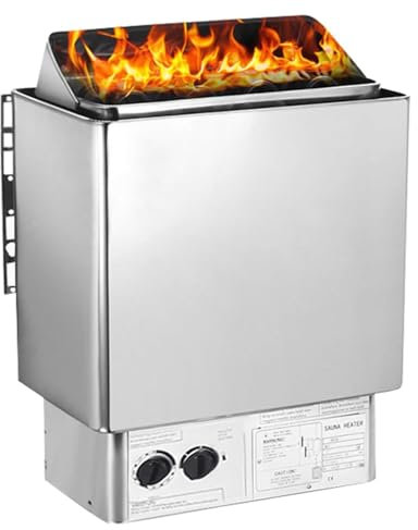 XHSMYXGS Electric Sauna Heater, Sauna Stove Oven Dry Steam Sauna, with Integrated Internal Control, Personal Commercial, for Spa Shower (9KW)