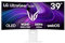 LG Ultragear™ 39GX90SA-W Ecran PC Gaming 39 - Dalle OLED résolution QHD (3440 x 1440), 1ms 240Hz, DisplayHDR™400 True Black, DCI-P3 98.5% (CIE1976), FreeSync Premium, G-Sync Compatible