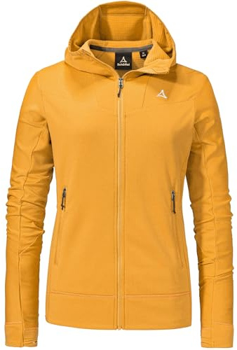 Schöffel Damen Style Blaueis Hoodie Jacke, orange glow, XL