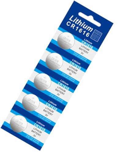 CR1616 3 V Lithium-Knopfbatterie, Multipacks, lange Lebensdauer, einfacher Austausch für Uhren, Gaming-Netzteil, Batterie, 5/10 Stück