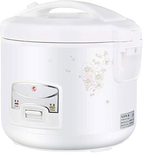 Reiskocher Und Hochwertiger Innentopfdämpfer - Warmhaltefunktion, Pfannenwender Und Messbecher - Schnell Und Einfach - Perfekter Reis, White, 5L