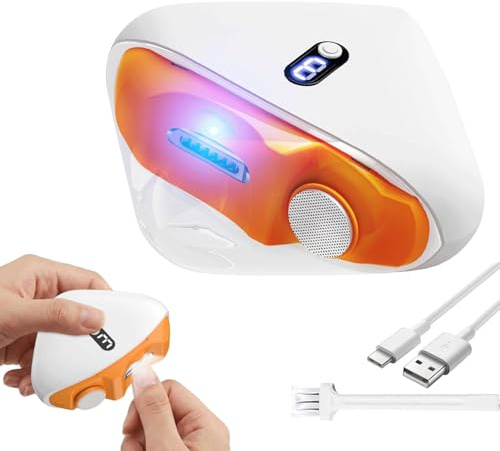 Coupe Ongle Electrique, Coupe-ongles Électrique avec 3 Vitesses avec Lumière LED, Lime à ongles Automatique 2 en 1 avec Polissage, Rechargeable par USB, Sécurité pour les Ongles