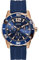 GUESS Montre Homme en Silicone Bleu Etanche