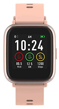 Denver SW-161ROSE Smartwatch, Rosa, IPS-Touch-Display mit 3,3 cm (1,3 Zoll), 240 Stunden Akkulaufzeit, 148 g