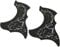 2 Stück Gitarren Schlagbrett, Anti-Scratch Gitarre Pickguard Selbstklebender Pick Guard Aufkleber für Akustikgitarrenteile(ZURÜCK)