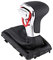 Yctze Schaltknauf Gaitor Boot, Schwarzes Leder Cover für A5 A4L Q5 B8 B8PA B9 2009-2016, A6 4F, Audi A4 B8, Audi A6 C6, Qiilu Neue Gan