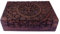 Purpledip Wooden Jewellery Box 'Tree of Life': Handcarved Intricate Design (12235)