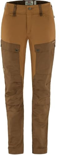 Fjällräven Damen Keb Curved Short Hose, Timber Brown/Chestnut, 36