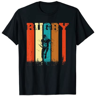 Vintage Rugby Player Jersey Men Rugby Boy Rugby Player T-Shirt