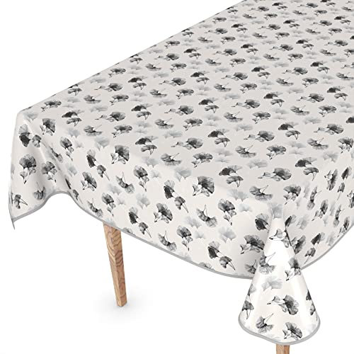 Wachstuchtischdecke Wachstischdecke Tischdecke abwaschbar Gartentischdecke Wachstuch Eckig rund oval 180 x 100cm mit Saum Mohnblumen SW